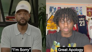 Will Smith Made The Best YouTuber Apology Video Ever!