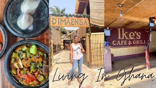 GHANA VLOG| Got my Ghana Card + the best Banku and Okro Stew + where to eat in Kumasi + Ghana Day