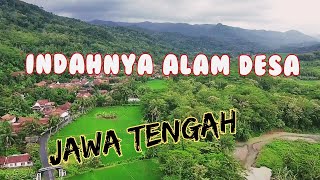 suasana keindahan alam desa, desa sawangan jawa tengah