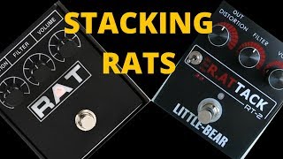 We stack two RAT pedals - and Ben gets a huge surprise!!