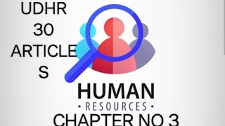 HR-213#4thsemester||CH#3(UDHR)#Articles(30)||PUNJAB UNIVERSITY||HUMANRIGHTS||CITIZENSHIP||