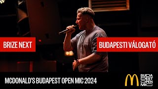 McDonald's Budapest Open Mic válogató – Budapest // BRIZE NEXT: Nem kell