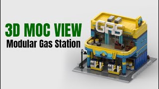 Modular Gas Station - Lego moc