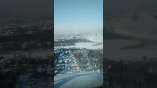 Заход в морозном Шереметьево 🛬