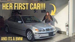 I BOUGHT MY LITTLE SISTER HER FIRST CAR (AND ITS A BMW)