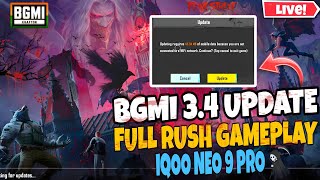 SOLO VS SQUAD CONQUEROR RANK PUSH 🤯🔥| IQOO NEO 9 PRO BGMI LIVE RUSH GAMEPLAY 🔥 #120fps#pubg#shorts