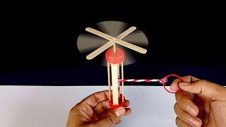 How To Make a Popsicle stick Hand Fan | วิธีทำพัดลมจากไม้ไอศกรีม