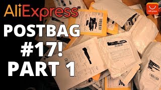 AliExpress Postbag #17 PART 1 - Post bag / mailbag opening electrical items from China AliExpress