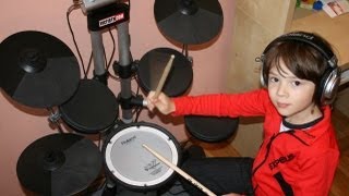 Igor Falecki 6 years old drummer  -Roland HD1