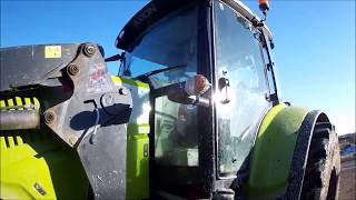 трактор Claas Axion 850, с погрузчиком Stoll ProfiLine FZ 60.1.