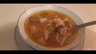 soupe au poisson très facile . حساء السمك