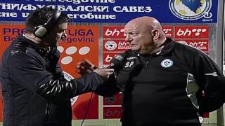 FK Željezničar 2-1 HŠK Zrinjski [ Petrović ostao bez glasa tokom izjave]