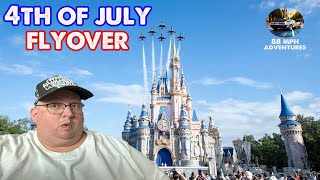 Magic Kingdom 4th of July Flyover!