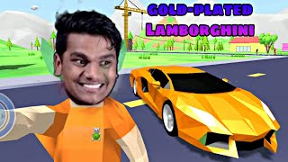 My new gold-plated Lamborghini Aventador beast boy shub