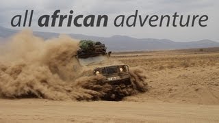 Land Rover in East African Outback