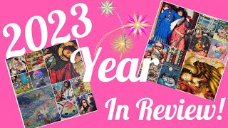 2023 Diamond Painting Year In Review - My 21 Full Drill Completed Canvases 🎆🎇