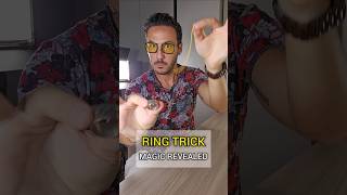 😎💥MAGIC RING TRICK - TUTORIAL💥😎 #magictricksvideos #magician #illusionist