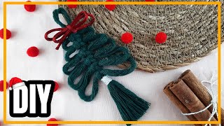 Árbol de navidad con cuerdas/Coqueta Macramé