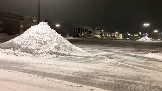 Snow Removal, Costco Parking Lot, Wayne, N.J. (Sennheiser MKE 200/JOBY GripTight PRO Review Below)