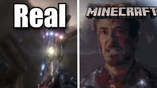 I Animated Avengers Endgame in Minecraft