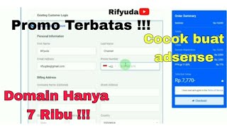 Promo Domain Murah Hanya 7 Ribu Buruan Daftar | Kupon Domain Murah IDcloudhost