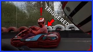 I Triggered This Guy With My Bad Driving (Rental Karting)