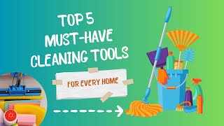 5 must have cleaning tools for every home to make it SPARKLE #homecleaner