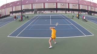 Big Hitting Division 1 Women's College Tennis-A Slugfest at No. 2 Spot, Denver Univ (#37) vs Wyoming