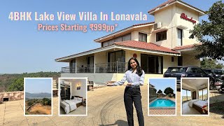 BEST villa near Mumbai/Pune😍| Perfect for big groups & families🥳| 4BHK spacious villa with camp stay