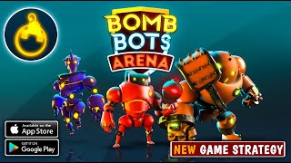 BOMB BOTS ARENA - Multiplayer Bomber Brawl - Gameplay Android, IOS - (AÇÃO)