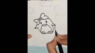 how to draw a penguin 🐧#shorts #foru #animals#viral #ideas