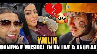 ¡Yailin La Más Viral le envía un homenaje a Anuel AA en su último live! ¿Qué dirá Tekashi?