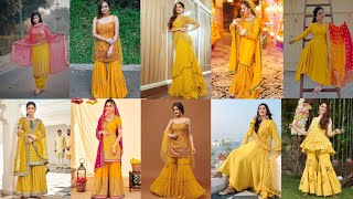 #letest yellow kurti design 2022/Hadi ceremony kurti design / yellow colour suit design