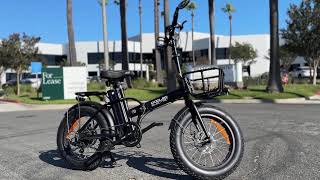 New 2023 Dogleg Electric 48V 500W Fat Tire Fold Up Electric Bike For Sale In Corona, CA