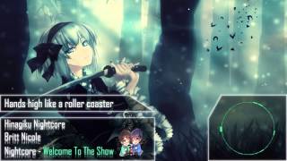 Nightcore - Welcome To The Show (Lyrics)