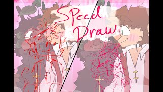 Firey(Me) and Jesse//Speed Draw//Love and fun//Drawing(read Description)