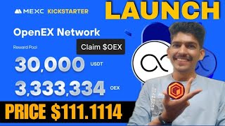 Satoshi OEX listing $1.11 MEXC exchange | Oex coin price today | Airdrop claim new update withdrawal