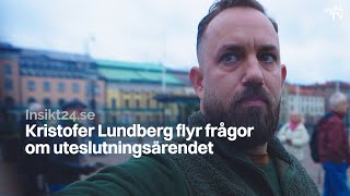 Kristofer Lundberg flyr frågor om uteslutningen ur Vänsterpartiet