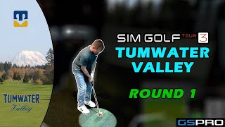 Simulator Golf Tour - R1 Par 3 Winter 23' - Week 24 - Tumwater Valley Golf Club on MLM2Pro via GSPro