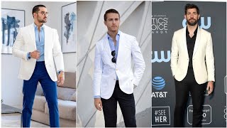 Beautiful White colour Blazers for men.2022 |wedding outfits|@stylewithme7413