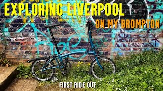 Brompton First Ride | Exploring Liverpool | Leeds Liverpool Canal