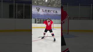 СЛОМАЛ СТЕКЛО НА ЛЬДУ🤯 #хоккей #hockey