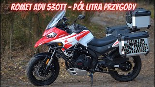 Testujemy nowość - Rometa ADV 530TT, turystyczny motocykl adventure na A2, który terenu się nie boi!