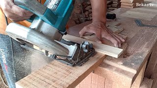 Cara membuat lubang angin dengan Alat sederhana Panduan Circular Saw