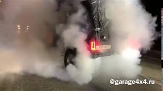 АДСКИЙ отжиг (burnout) на #УАЗ V8