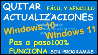 ✅🔥Como QUITAR LAS ACTUALIZACIONES AUTOMATICA DE WINDOWS 11 Y WINDOWS 10 | FUNCIONA 100% EXITOSA 2022