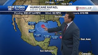 Tracking Hurricane Rafael