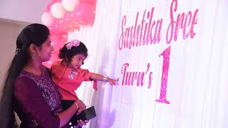 Laddu 1st Birthday cake cutting❤| Galatta couples