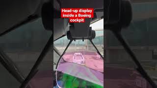 Have you ever seen a head-up display in a Boeing 787-9 Dreamliner cockpit?? #shorts