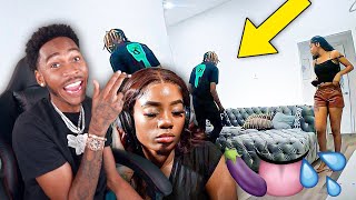 SHE CAUGHT HER SISTER SUCKING UP HER BOYFRIEND ON CAMERA & ALMOST KILLED HER FOR IT! ( REACTION )